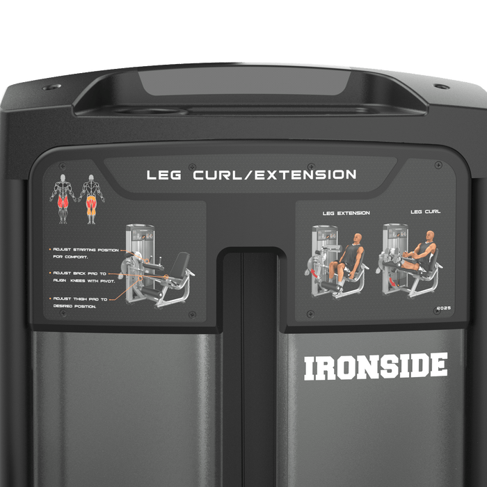 IRONSIDE Luxe Dual Leg Curl & Extension