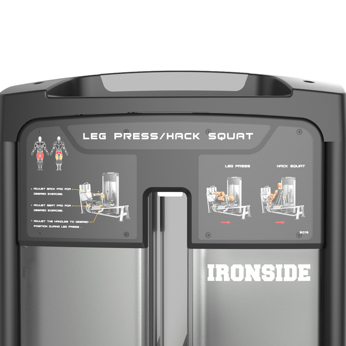 IRONSIDE Luxe Dual Leg Press & Hack Squat